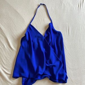 Blue Halter Tank